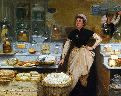 Сырная лавка :: Эдвард-Жан Дамбрж, 1888 год