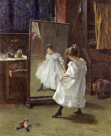 Перед зеркалом :: Чарльз Мартин Харди, 1898 год