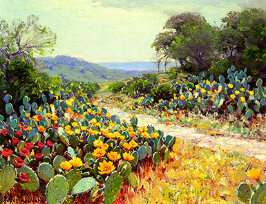 Цветущие кактусы :: Роберт Джулиан Ондердонк, 1915 год