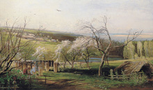 Сельский вид :: Саврасов Алексей Кондратьевич, 1867 год