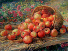 Алма-атинские яблоки :: Сычков Федот Васильевич, 1937 год