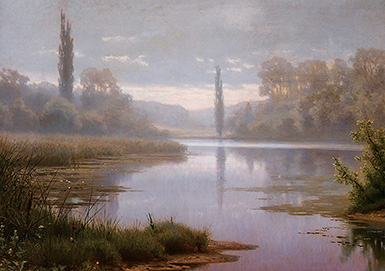 Туманное утро :: Волков Ефим Ефимович, 1896 год