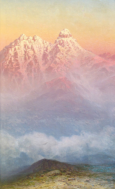 Розовые горы :: Занковский Илья Николаевич, 1890-е