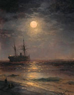 Морской вид при луне :: Айвазовский Иван Константинович, 1899 год