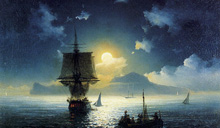 Лунная ночь на Капри :: Айвазовский Иван Константинович, 1841 год