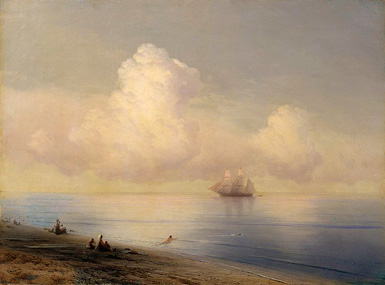 Штиль на море :: Айвазовский Иван Константинович, 1876 год