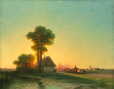 Вечер на Украине :: Айвазовский Иван Константинович, 1866 год