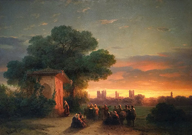Крымский вид на закате :: Айвазовский Иван Константинович, 1862 год