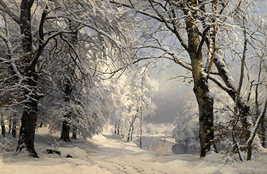 Зима в лесу :: Андерс Андерсен-Лундби, 1988 год