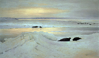 Весенняя полярная ночь :: Борисов Александр Алексеевич, 1897 год