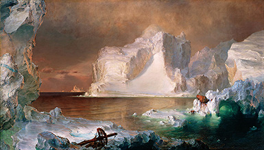 Айсберги (The Icebergs) :: Фредерик Эдвин Чёрч, 1861 год