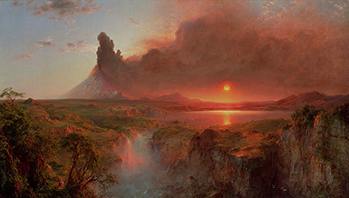 Извержение Котопахи :: Фредерик Эдвин Чёрч, 1862 год
