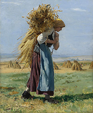 В полях :: Жюльен Дюпре, 1887 год