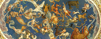 Роспись зала Небесного свода на вилле Фарнезе в Капрарола, 1575 год