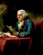 Бенджамин Франклин :: Дэвид Мартин, 1767 год