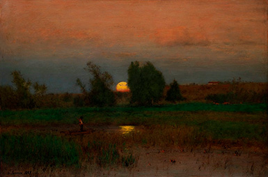 Восход луны :: Джордж Иннесс, 1887 год