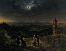 Солнечное затмение 8 июля 1842 года :: Якоб Альт