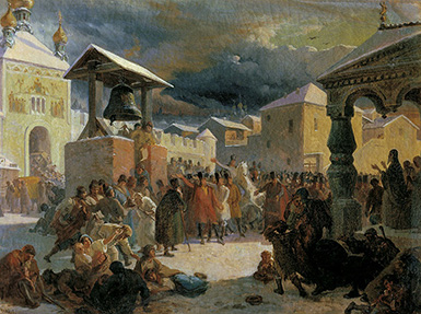 Новгородское вече. Вечевой колокол :: Худяков Василий Григорьевич, 1861 год