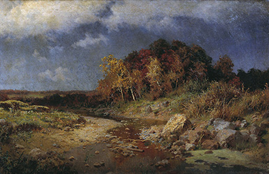 Осень. Ветреный день :: Киселёв Александр Александрович, 1903 год