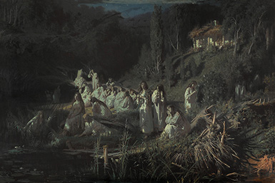 Майская ночь :: Крамской Иван Николаевич, 1871 год