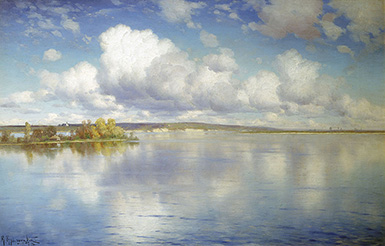 Озеро :: Крыжицкий Константин Яковлевич, 1896 год