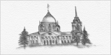Знаменский собор (кисточки для Adobe Photoshop: «Город Курск»)