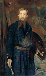 Портрет В.М. Васнецова :: Кузнецов Николай Дмитриевич, 1891 год