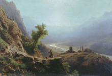 В горах Кавказа :: Лагорио Лев Феликсович, 1879 год