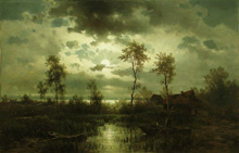 Ночной пейзаж :: Лагорио Лев Феликсович, 1886 год