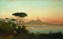 Окрестности Неаполя с видом на Везувий :: Лагорио Лев Феликсович, 1860 год