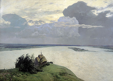 Над вечным покоем :: Левитан Исаак Ильич, 1894 год