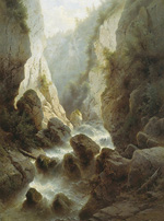 Дарьяльское ущелье :: Мещерский Арсений Иванович, 1871 год