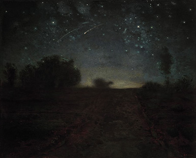 Звёздная ночь :: Жан Франсуа Милле, около 1850-1865