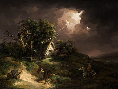 Приближающийся шторм – остров Уайт :: Джордж Морланд, 1789 год