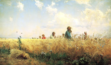 Страдная пора (Косцы) :: Мясоедов Григорий Григорьевич, 1887 год
