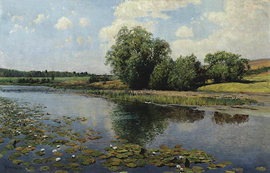 Речка в полдень :: Остроухов Илья Семёнович, 1892 год