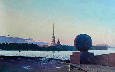 Ленинград. Белая ночь :: Пинжаков Александр Сергеевич, 1960-е