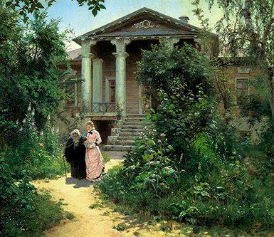 Бабушкин сад :: Поленов Василий Дмитриевич, 1878 год