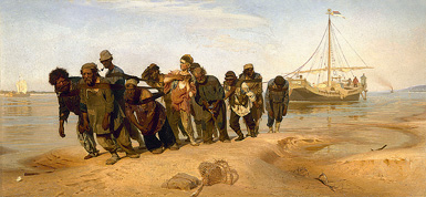 Бурлаки на Волге :: Репин Илья Ефимович, 1870–73 год