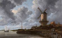 Ветряная мельница в Вейк-бей-Дюрстеде :: Якоб ван Рёйсдал, около 1670