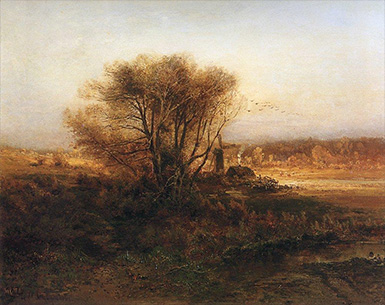Осень :: Саврасов Алексей Кондратьевич, 1871 год