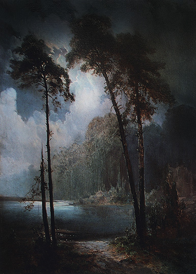 Ночка :: Саврасов Алексей Кондратьевич, 1883 год