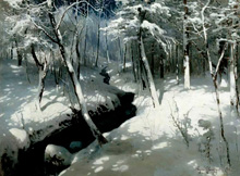 Ручей в лесу :: Шильдер Андрей Николаевич, 1906 год