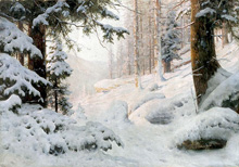 Зимний лес :: Шильдер Андрей Николаевич, 1904 год