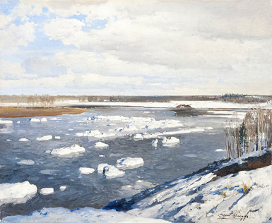 Ледоход на реке :: Шильдер Андрей Николаевич