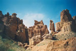 Казахстан, Чарынские каньоны, Долина замков (весна 2004 года)
