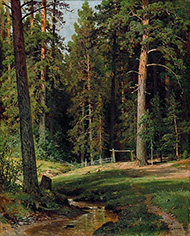 Опушка леса :: Шишкин Иван Иванович, 1884 год