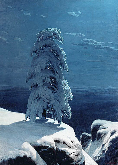 На севере диком… :: Шишкин Иван Иванович, 1891 год