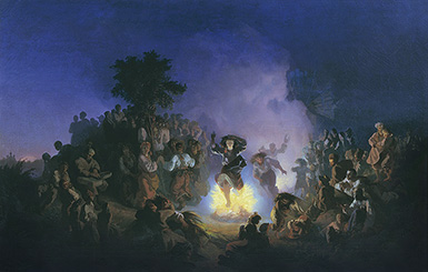 Ночь на Ивана Купалу :: Соколов Иван Иванович, 1856 год