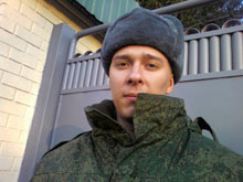 Лебедев Станислав, 25 ноября 2010 года (у ворот военкомата)